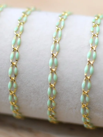 Lime Enamael Chain